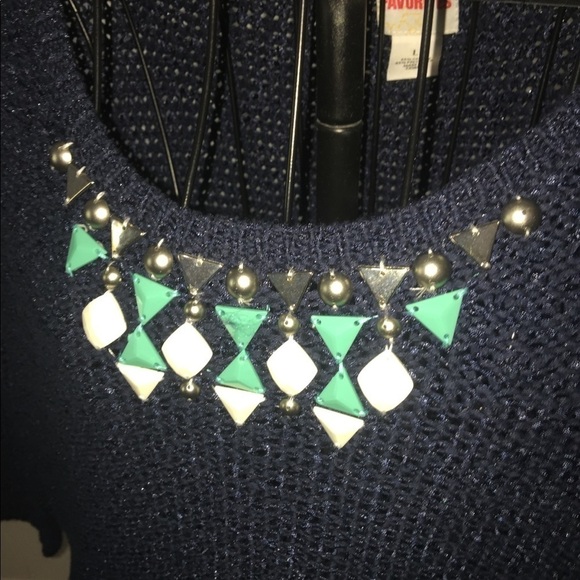 Ruby Rd size large beaded fringe soft stretch comfy casual business casual - Picture 2 of 6